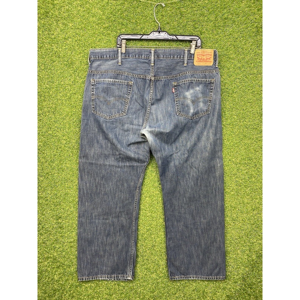 Levis 569 Jeans Mens 40x30 Loose Straight Dark Wash Relaxed Fit Workwear Casual
